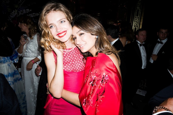 Наталья Водянова и Айсель Трудел Наталья Водянова и Айсель Трудел