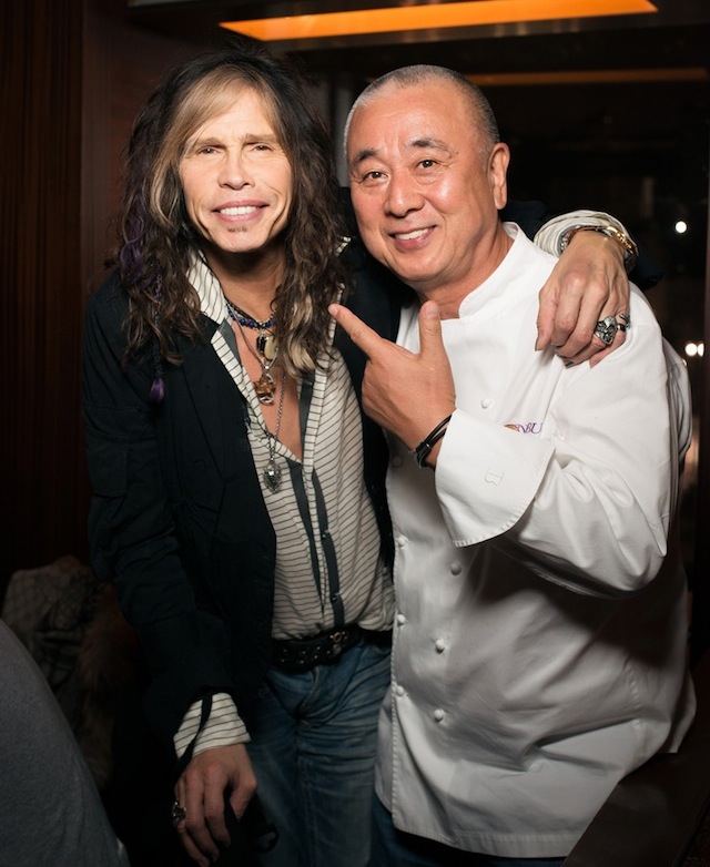 Стивен Тайлер и Нобуюки Матсухиса