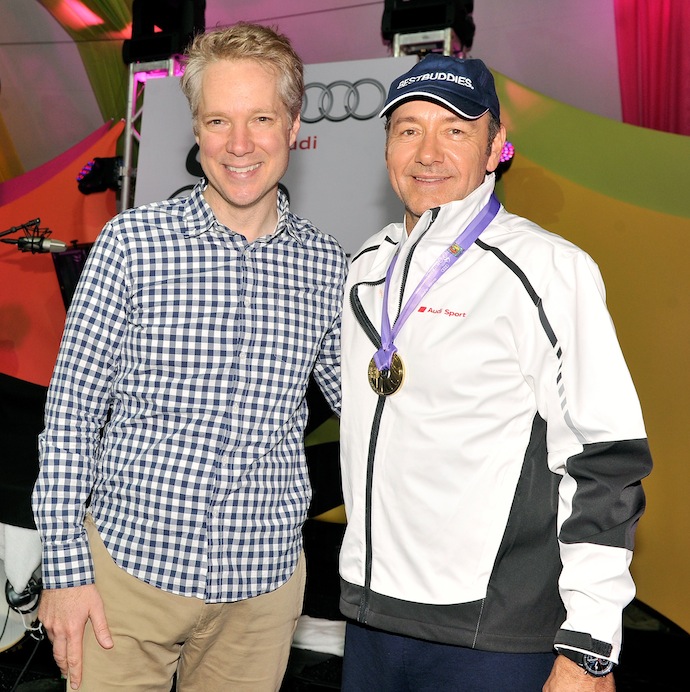 Президент компании Audi Скотт Кох и Кевин Спейси