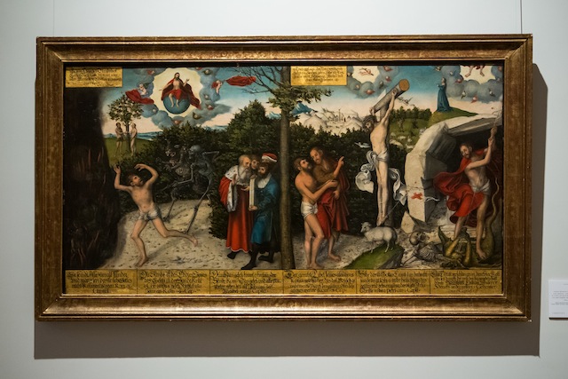 Лукас Кранах Старший (1472, Кронах – 1553, Веймар). "Закон и благодать" Лукас Кранах Старший (1472, Кронах – 1553, Веймар). "Закон и благодать"