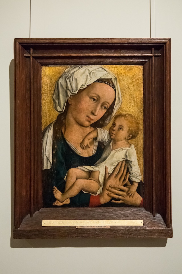 Мастер "Мадонны с младенцем" Штерна (работал около 1470-1480 гг.) "Мадонна с младенцем"