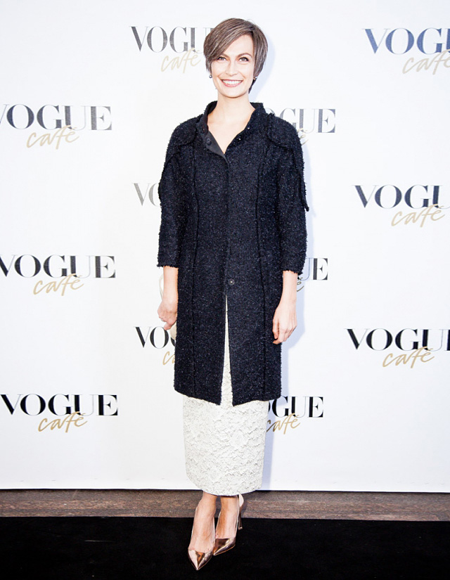 Маша Цуканова Открытие Vogue Cafe в Киеве (фото 3)