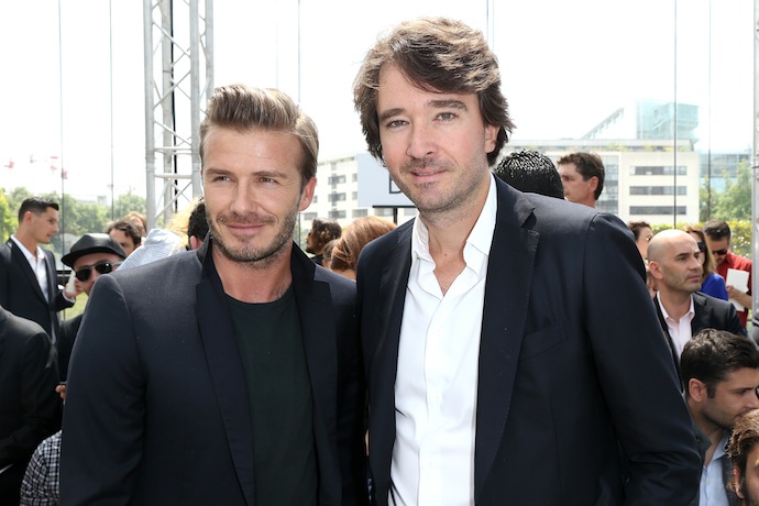 Дэвид Бекхэм и Антуан Арно Дэвид Бекхэм и Антуан Арно