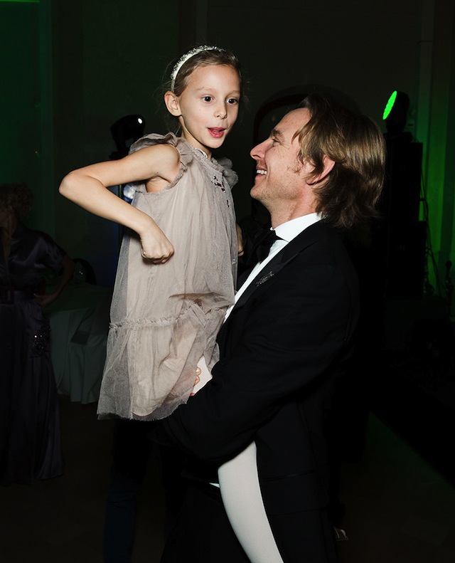 Чарльз Томпсон с дочкой