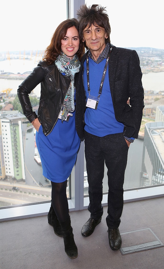 Ронни Вуд и Салли Хамфрис