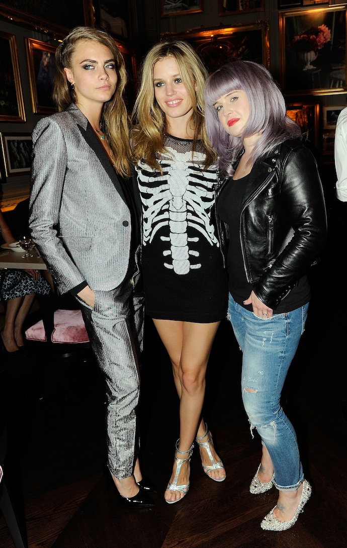 Кара Делевинь, Джорджиа Мэй Джаггер и Келли Осборн