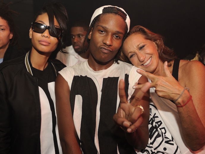 Шанель Иман, A$AP Rocky и Донна Каран