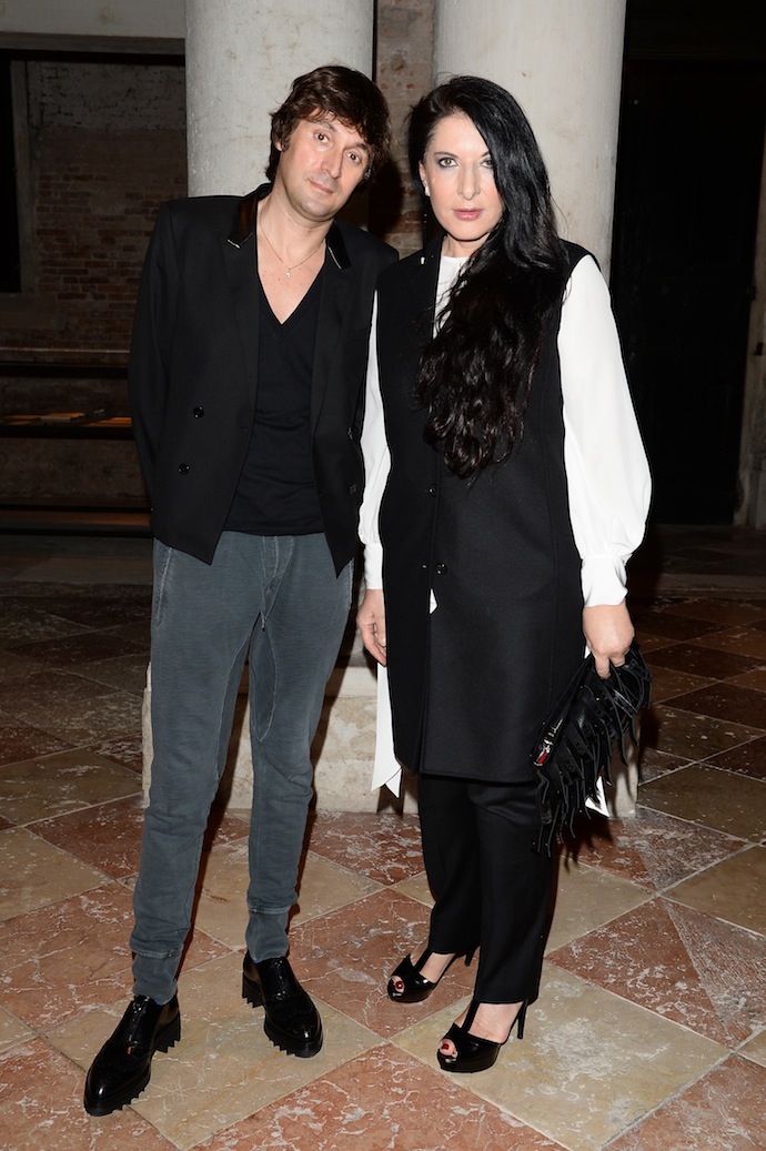 Франческо Веццоли и Марина Абрамович Франческо Веццоли и Марина Абрамович