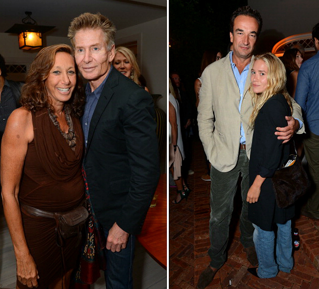 Донна Каран и Кельвин Кляйн; Оливье Саркози и Мэри-Кейт Олсен