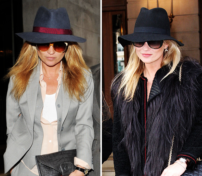 Кейт Мосс умеет носить шляпы (фото 1)