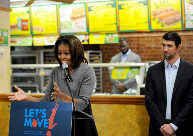 Мишель Обама объявила о сотрудничестве с ресторанами Subway (фото 1)