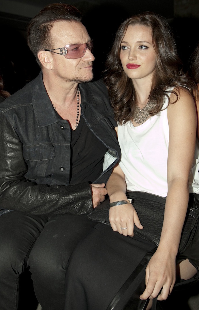 Боно и Джордан Хьюсон