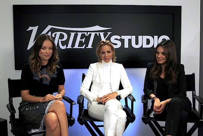 Оливия Уайлд, Мария Белло и Мила Кунис Оливия Уайлд, Мария Белло и Мила Кунис