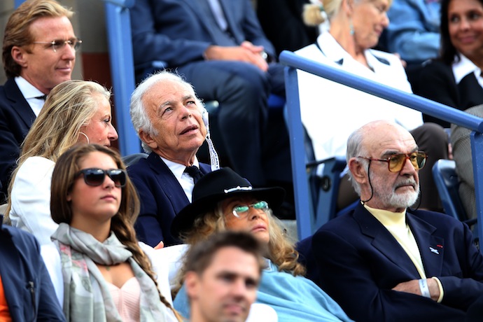 Ральф Лорен и Шон Коннери с супругами