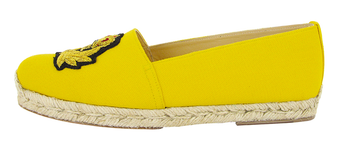 Желтые эспадрильи Christian Louboutin