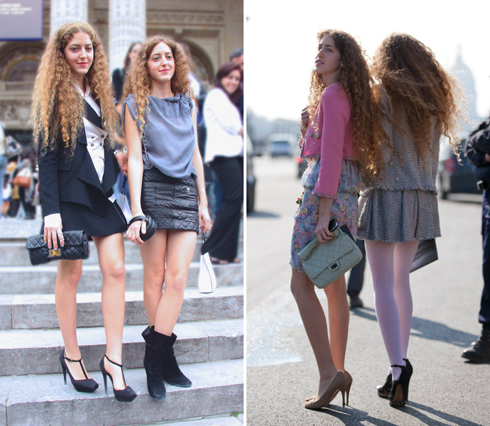 Сама и Хая Абу-Хадра на неделе моды