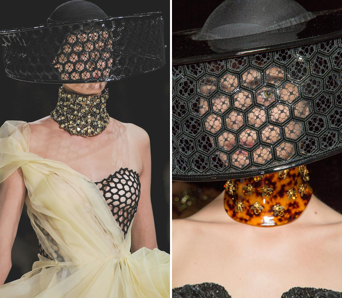 Шляпы Alexander McQueen весна-лето 2013 Шляпы Alexander McQueen весна-лето 2013
