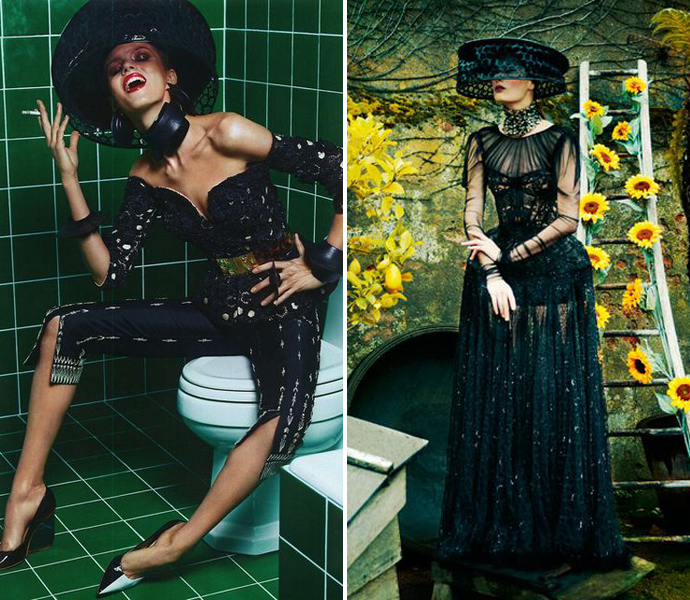 Vogue Paris и Harper's Bazaar US