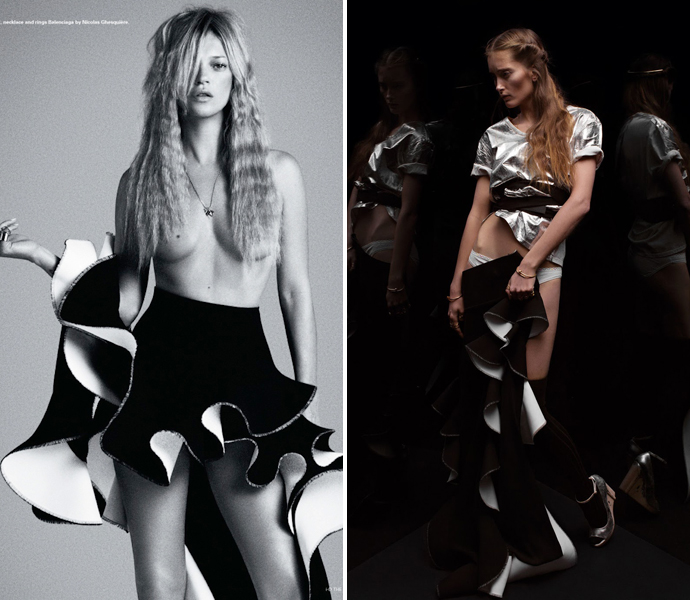 Кейт Мосс в I-D pre-spring 2013 и Purple Fashion весна-лето 2013