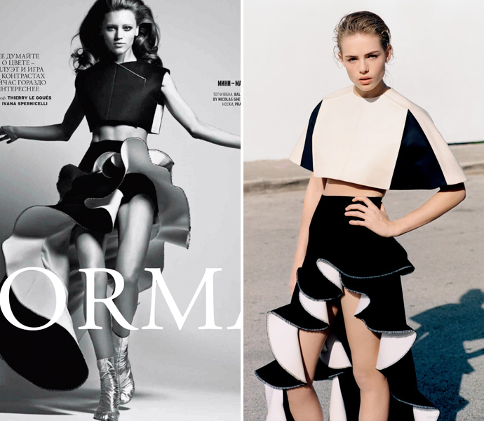 Marie Claire Россия март 2013 и Vogue Uk март 2013