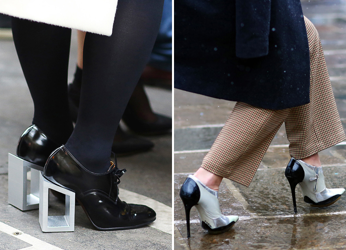 Туфли Balenciaga на streetstyle-снимках