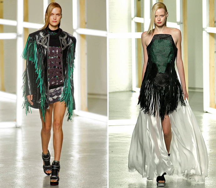 Бахрома Rodarte весна-лето 2013