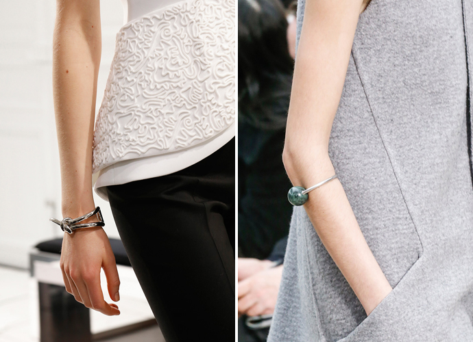 Браслет-проволока: Balenciaga и Celine