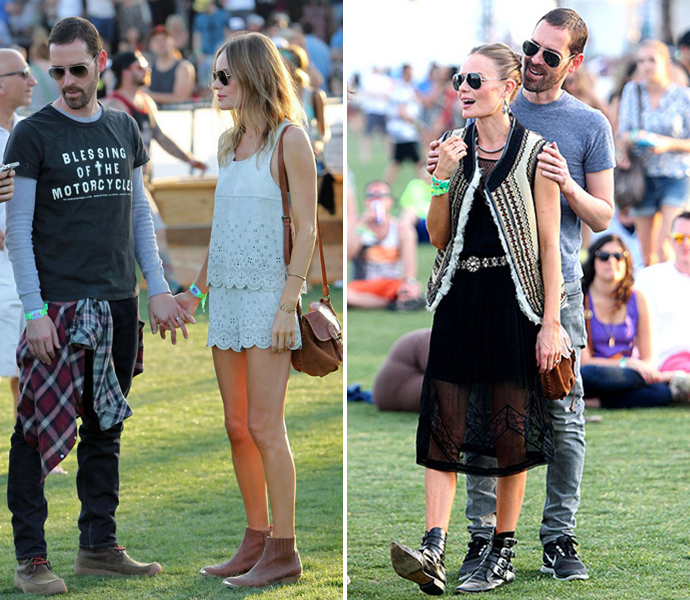 Кейт Босуорт в TopShop Festival на фестивале Coachella, 2013