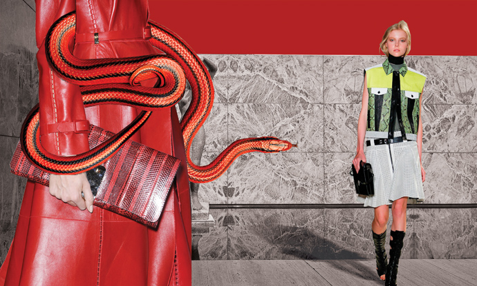 Тенденция: цветная кожа (фото 6)