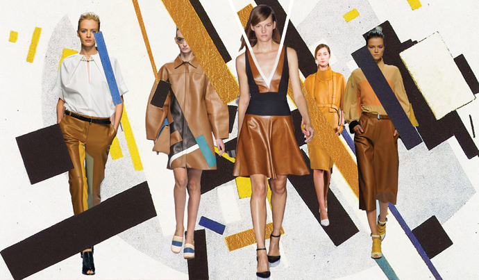 Тенденция: цветная кожа (фото 4)