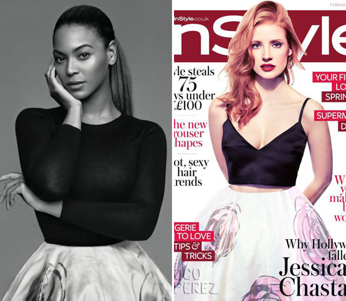 Бейонс в The Gentlewoman и Джессика Честейн в InStyle UK Бейонс в The Gentlewoman и Джессика Честейн в InStyle UK