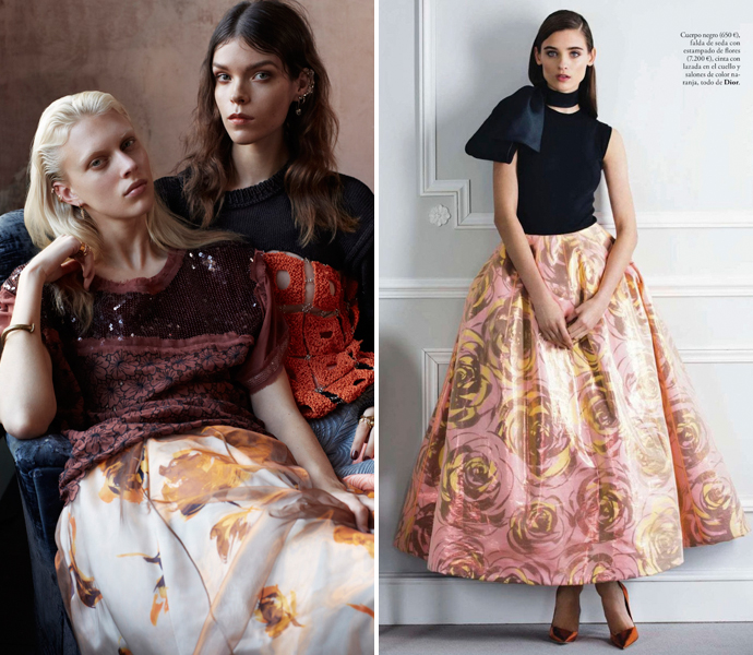 Vogue UK, март 2013, и Elle Spain, февраль 2013 Vogue UK, март 2013, и Elle Spain, февраль 2013