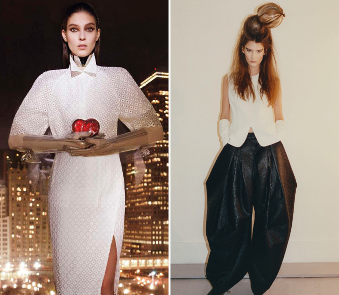 Тренд: длинные перчатки (фото 3)