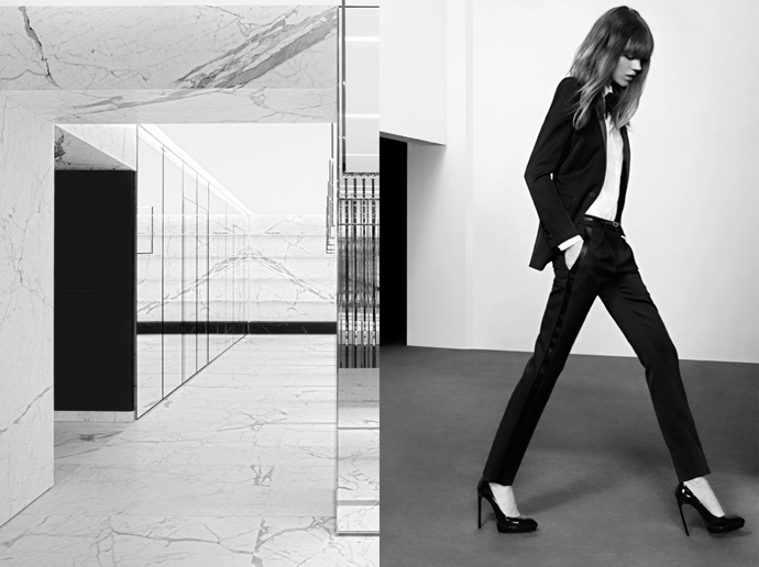 Фрея Беха Эриксен в Saint Laurent pre-fall 2013 Фрея Беха Эриксен в Saint Laurent pre-fall 2013