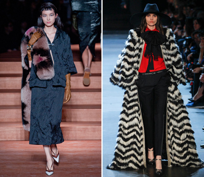 Miu Miu и Saint Laurent весна-лето 2013