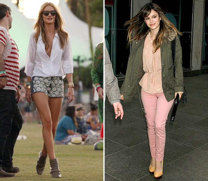 Рози Хантингтон-Уайтли и Рэйчел Билсон в J Brand