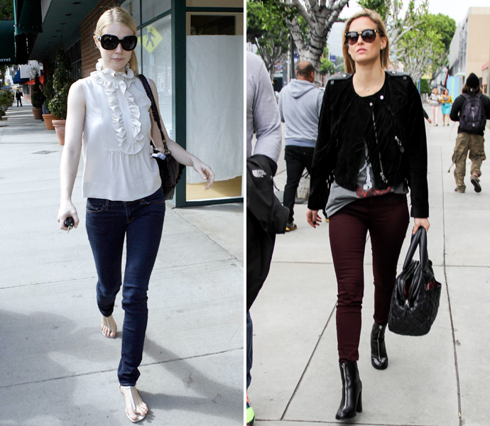 Гвинет Пэлтроу и Бар Рафаэли в J Brand