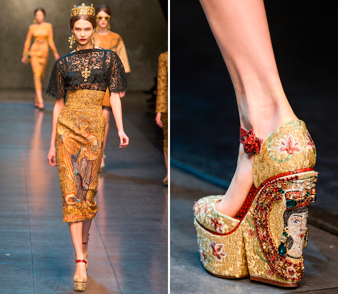 Dolce & Gabbana осень-зима 2013/14