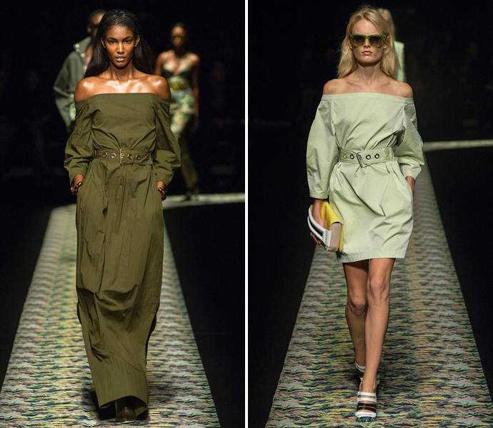 Спущенные плечи: Kenzo