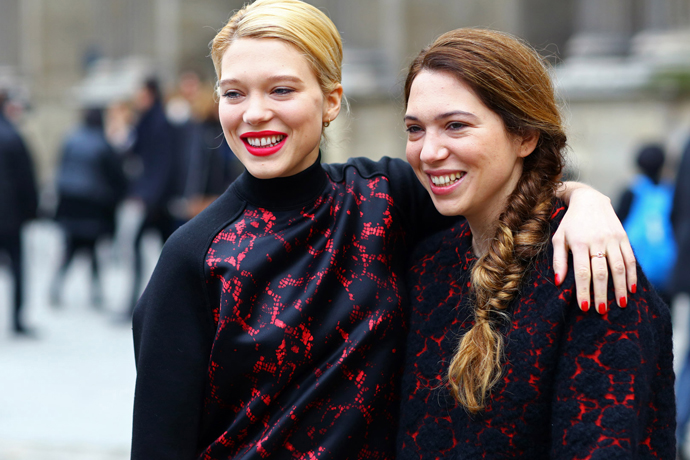 Топы Louis Vuitton на streetstyle-фотографиях