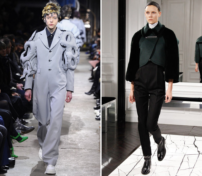Мужской костюм: Comme des Garcons и Balenciaga