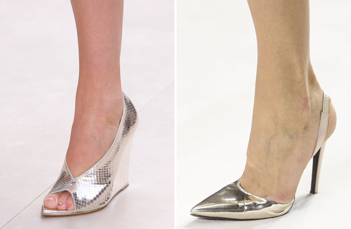 Туфли Burberry и Giambattista Valli весна-лето 2013