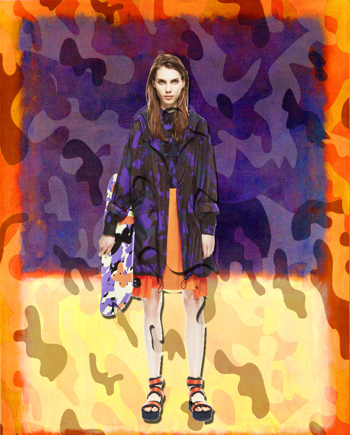 M by Missoni и Марк Ротко, Red, Orange, Tan and Purple M by Missoni и Марк Ротко, Red, Orange, Tan and Purple