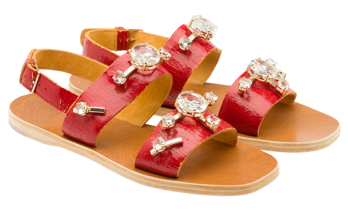 Сандалии Miu Miu Сандалии Miu Miu