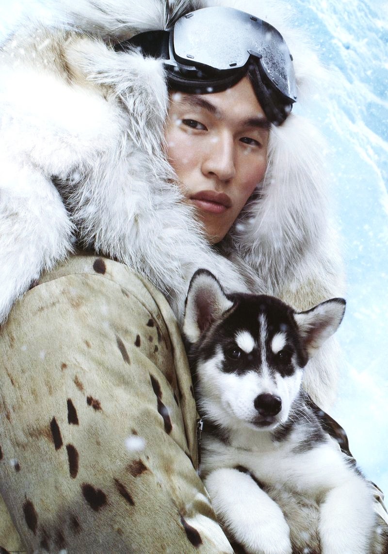 Первые кадры осенне-зимней кампании Moncler Gamme Rouge Первые кадры осенне-зимней кампании Moncler Gamme Rouge