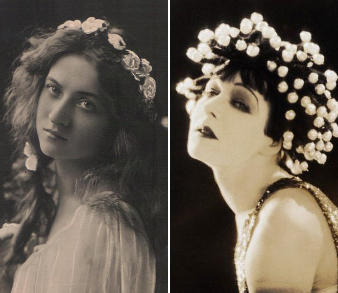 Тренд: цветочные ободки и венки (фото 1)