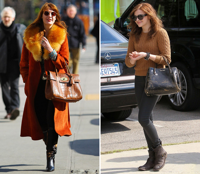 Флоренс Уэлч и Хлоя Морец на прогулке Флоренс Уэлч и Хлоя Морец на прогулке