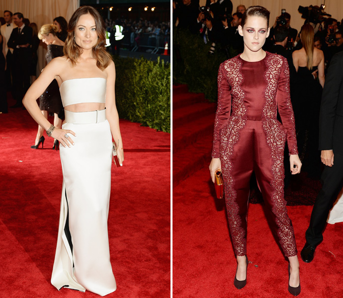 Оливия Уайлд в Calvin Klein Collection и Кристен Стюарт в Stella McCartney