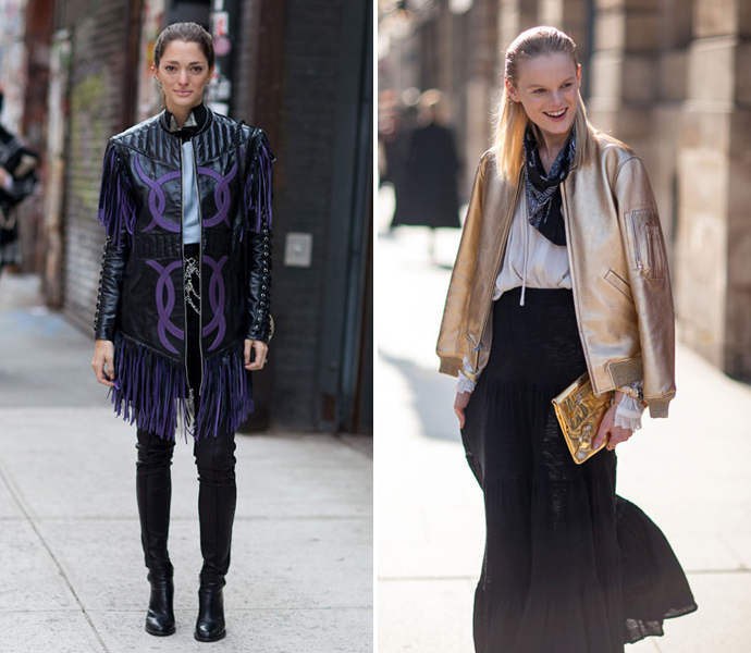 Модель в Rodarte и Ханна Габи Одиль