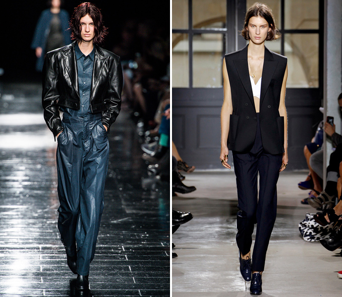 Theyskens' Theory и Balenciaga весна-лето 2013